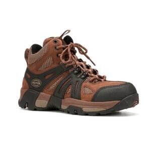 Oliver Men’s 10.5 Mid Ankle Industrial Hikers Leather Shoe Steel Toe Work Boot
